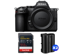 Nikon Z5 Ii + 1 Sandisk 512gb Extreme Pro Uhs-ii Sdxc + 2 Nikon En-el15c + Ebook “20 Consejos Para Fotos Que Impactan”