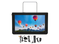 TV portátil con sintonizador de alta sensibilidad y batería recargable
