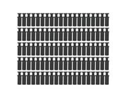 100 Piezas Tapa De Bloqueo Neumático Para Tubo Accesorio Industrial Dpp12