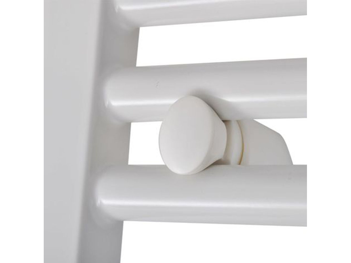 Set soportes Radiador secatoallas blancos