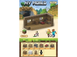 Juego De 80 Bloques De Construcción Magnéticos De Madera Para Construir Una Casa, Incluye 3 Mini Personajes, Juguete De Construcción Para Niños.