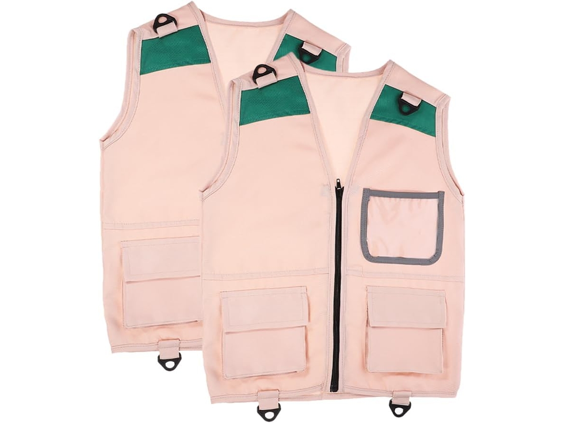Chaleco Explorador De 2 Piezas Para Niños Y Niñas