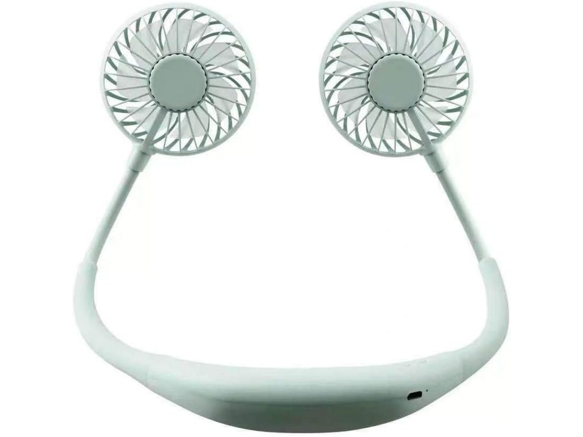 Ventilador Portátil Lámpara Led Deportiva De Aromaterapia Ventilador Cuello Colgante Carga Usb Mini Para