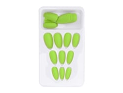 24pcs Unhas Falsas De Cobertura Completa Com Efeito Matte Para Manicure Feminina E Juvenil F136