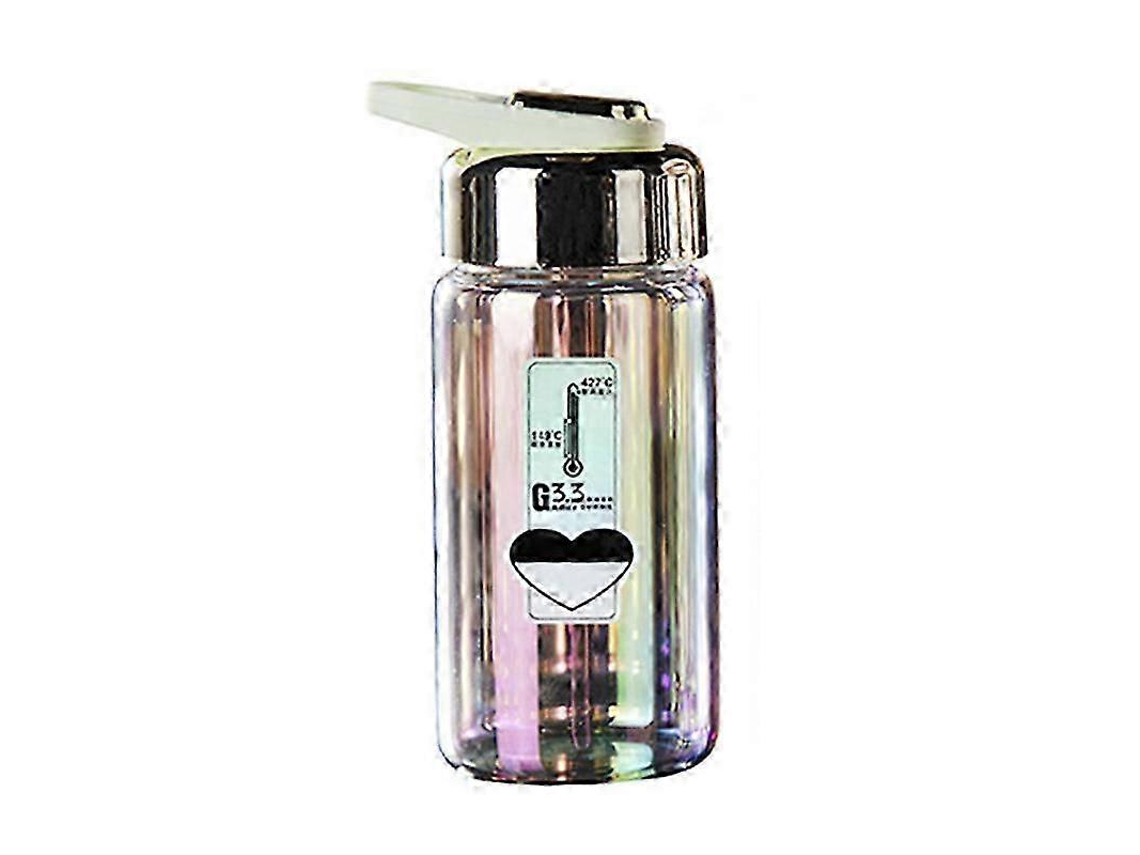 Botella De Agua Portátil Con Superficie Espejada Y Resistente A Altas Temperaturas Para Deportes De Camping. Rosewell