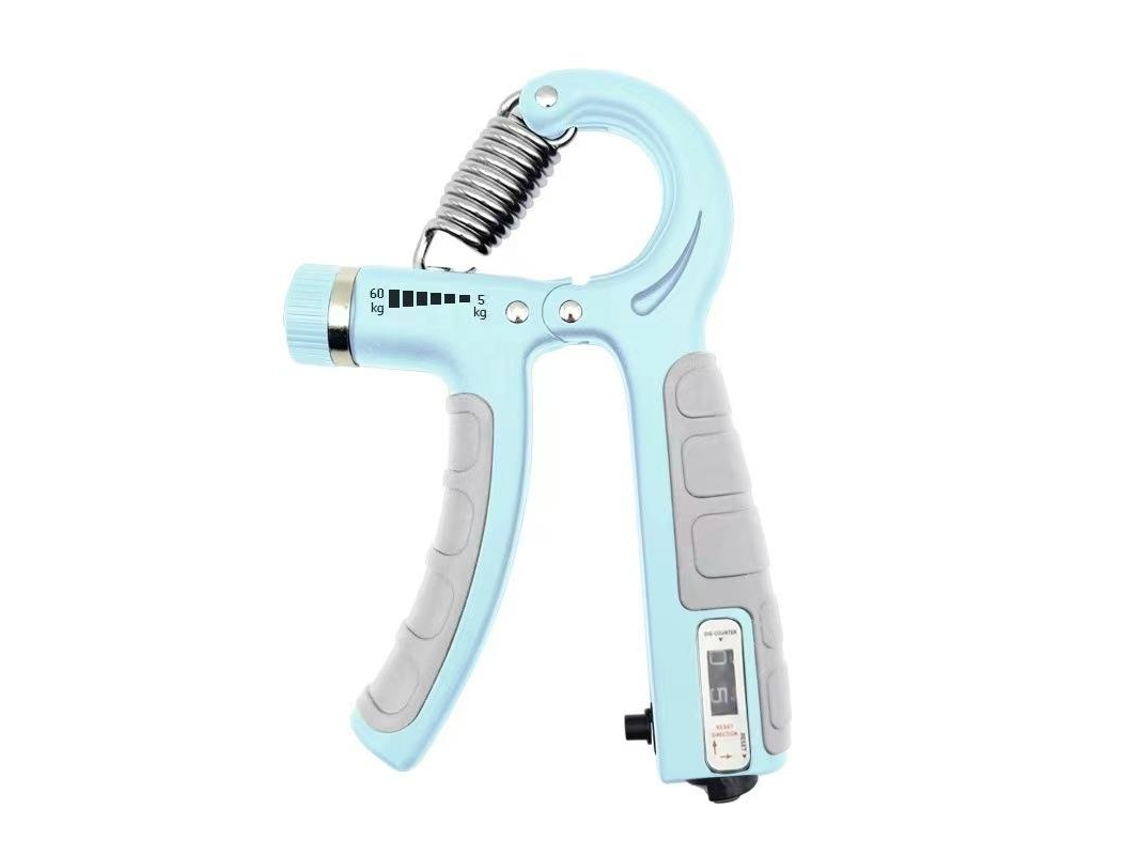 Fortalecedor de agarre de mano, dispositivo para fortalecer el antebrazo, con función de conteo y resistencia ajustable. Mdug (5-60 kg)