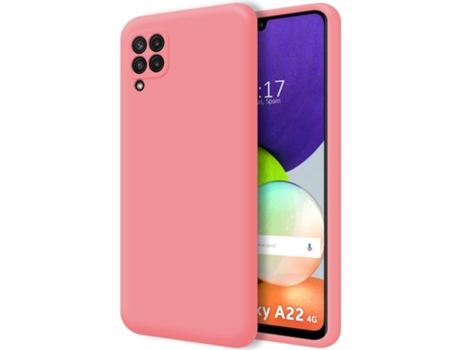 Carcasa Samsung Galaxy A22 4G / M22 TUMUNDOSMARTPHONE Silicona Líquida Rosa