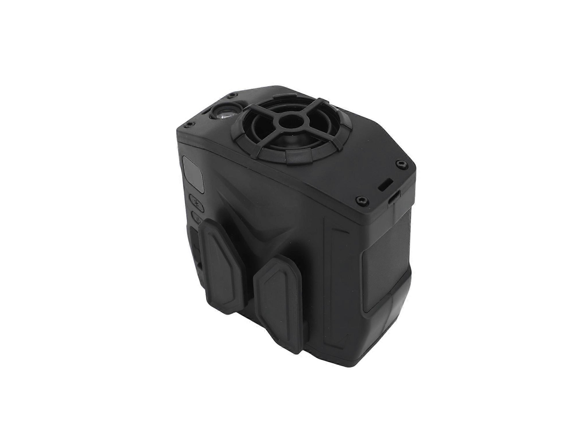 Ventilador de cintura portátil con clip, batería recargable de 10000 mAh, linterna y soporte para colgar.