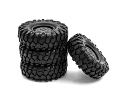 Neumáticos De Goma Para Coches Rc Crawler Con Llantas Para Coches Rc A Escala 1/10 Traxxas Trx-4 Axial Scx10 90046 90047 Cc10