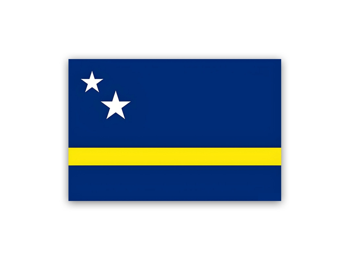 (Curazao) Banderas, Banderas nacionales, Banderas de apoyo a partidos de fútbol, 90 x 150 cm