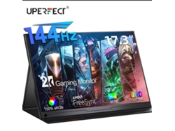 Monitor portátil Uperfect de 17,3 pulgadas y 144 Hz
