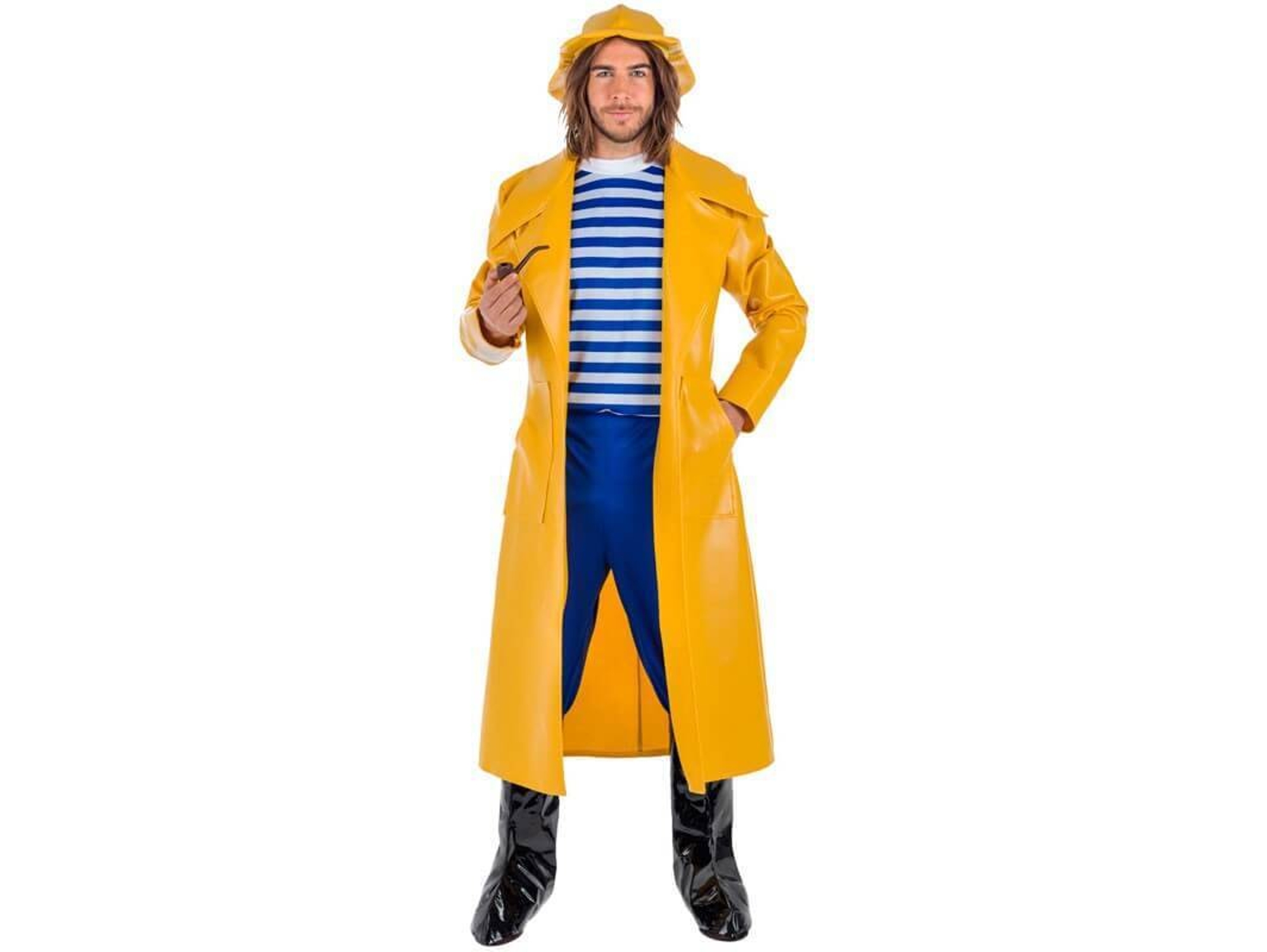 Disfraz de Hombre DISFRAZZES Capitán Pescador (Talla: S )