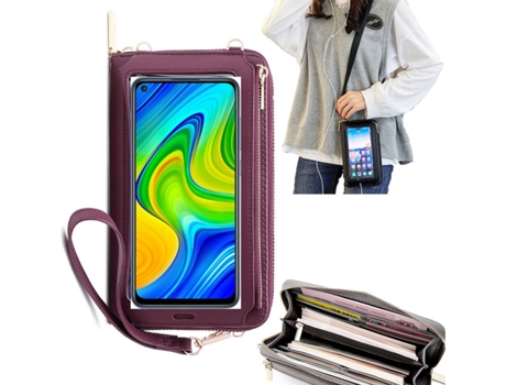 Carcasa Xiaomi Redmi Note 9 Touch Rojo Vino