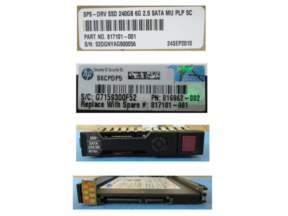 SSD de 240 GB con conexión en caliente y 2,5 pulgadas de formato pequeño HEWLETT PACKARD