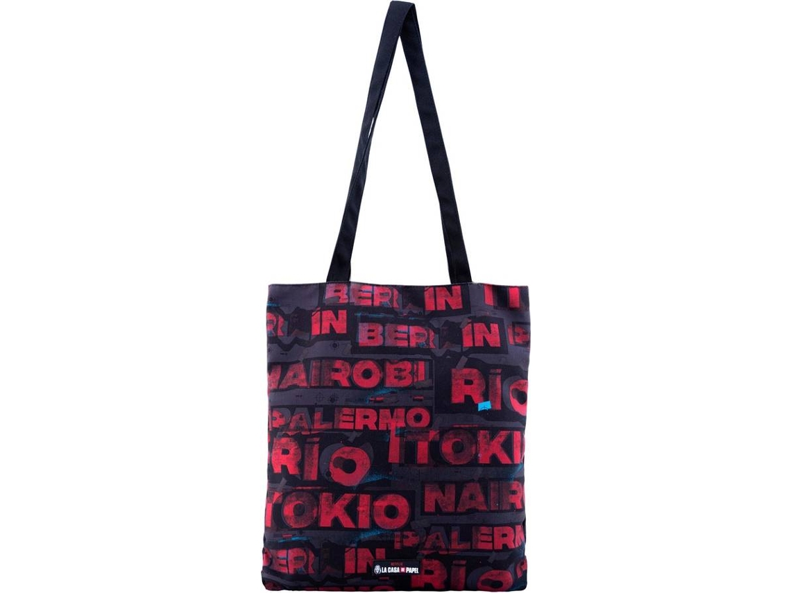 Bolsa de Compras LA CASA DE PAPEL Cities (40x33x1cm)