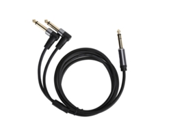 Cable Adaptador Estéreo A Mono De 6,35 Mm, Conector Macho A Macho De 6,35 Mm, Divisor De Audio De 1,5 M/4,9 Pies