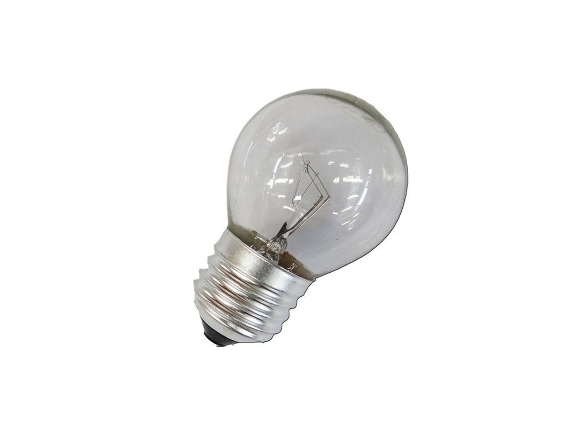 Bombilla incandescente esférica transparente de 40 W, E27, solo para uso industrial, Edm