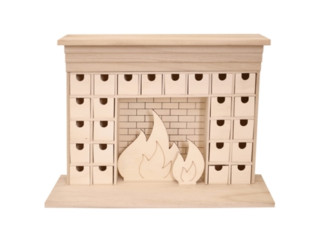 Calendario de Adviento Chimenea 46,5 x 33 cm