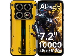 Smartphone robusto 5g Oukitel WP60 48 GB 512 GB 10000 mAh Android 15 7.2 120 Hz 108 MP NFC Naranja