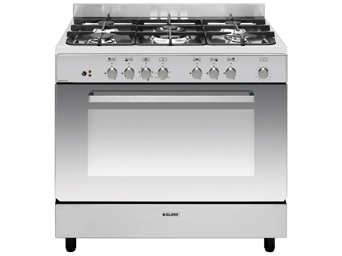 Cocina GLEM GE960CVIX2 (104 L - Eléctrico y Gas - Inox)