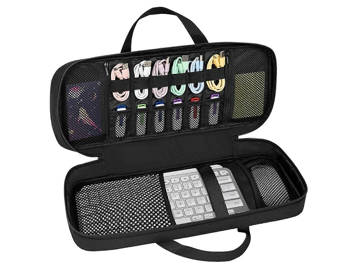 Estuche de viaje para teclado, estuche para llaves, miniteclado, estuche de almacenamiento para teclado inalámbrico Everley891