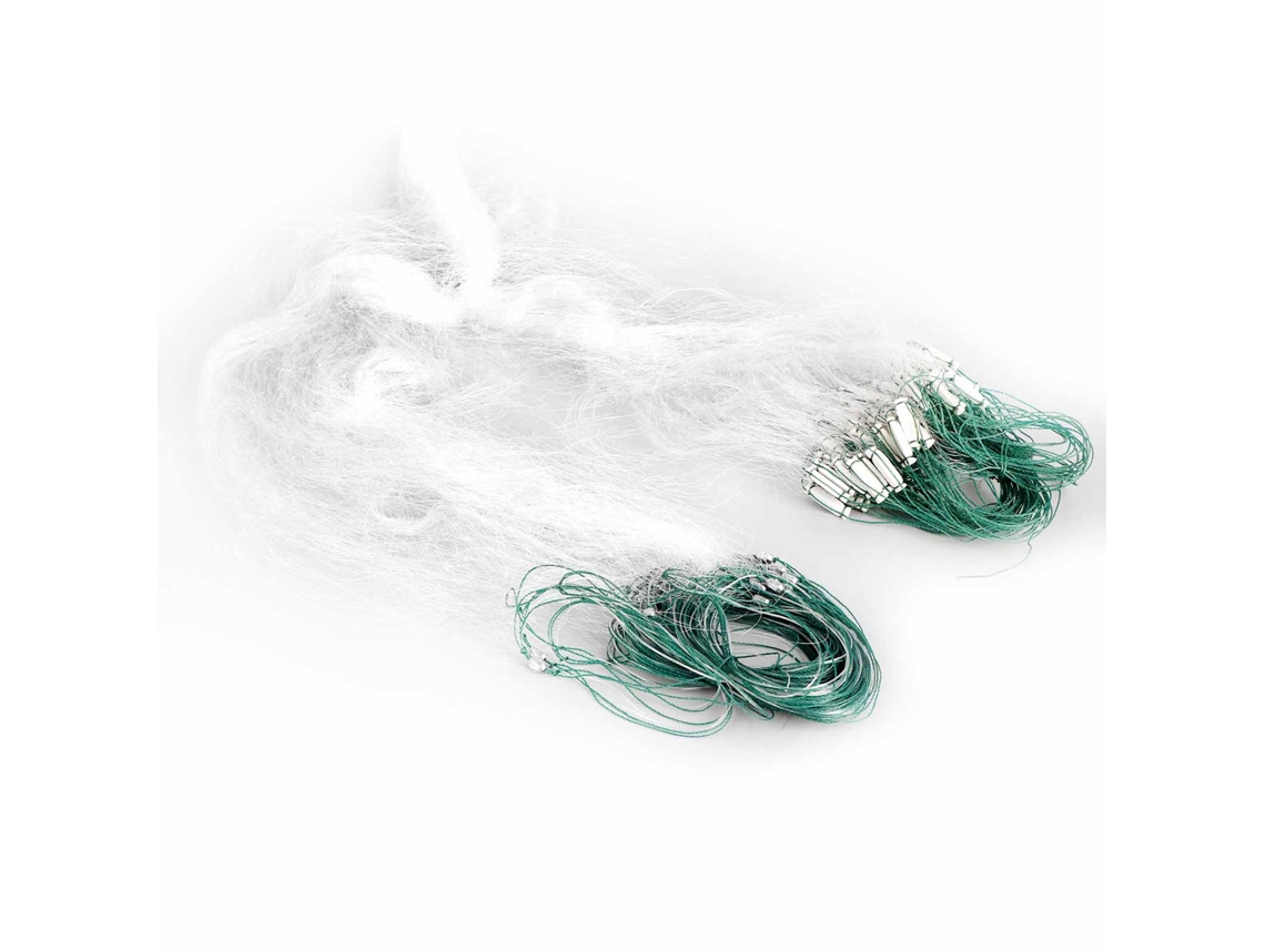 Red de pesca con plomo de 3 capas, 25 m