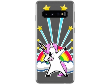 Carcasa Samsung Galaxy S10 Plus TUMUNDOSMARTPHONE Unicornio Multicolor