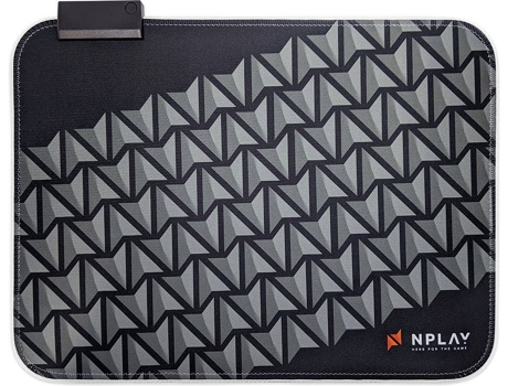 Alfombrilla Gaming NPLAY Glide L 9.0 (RGB - Negro)