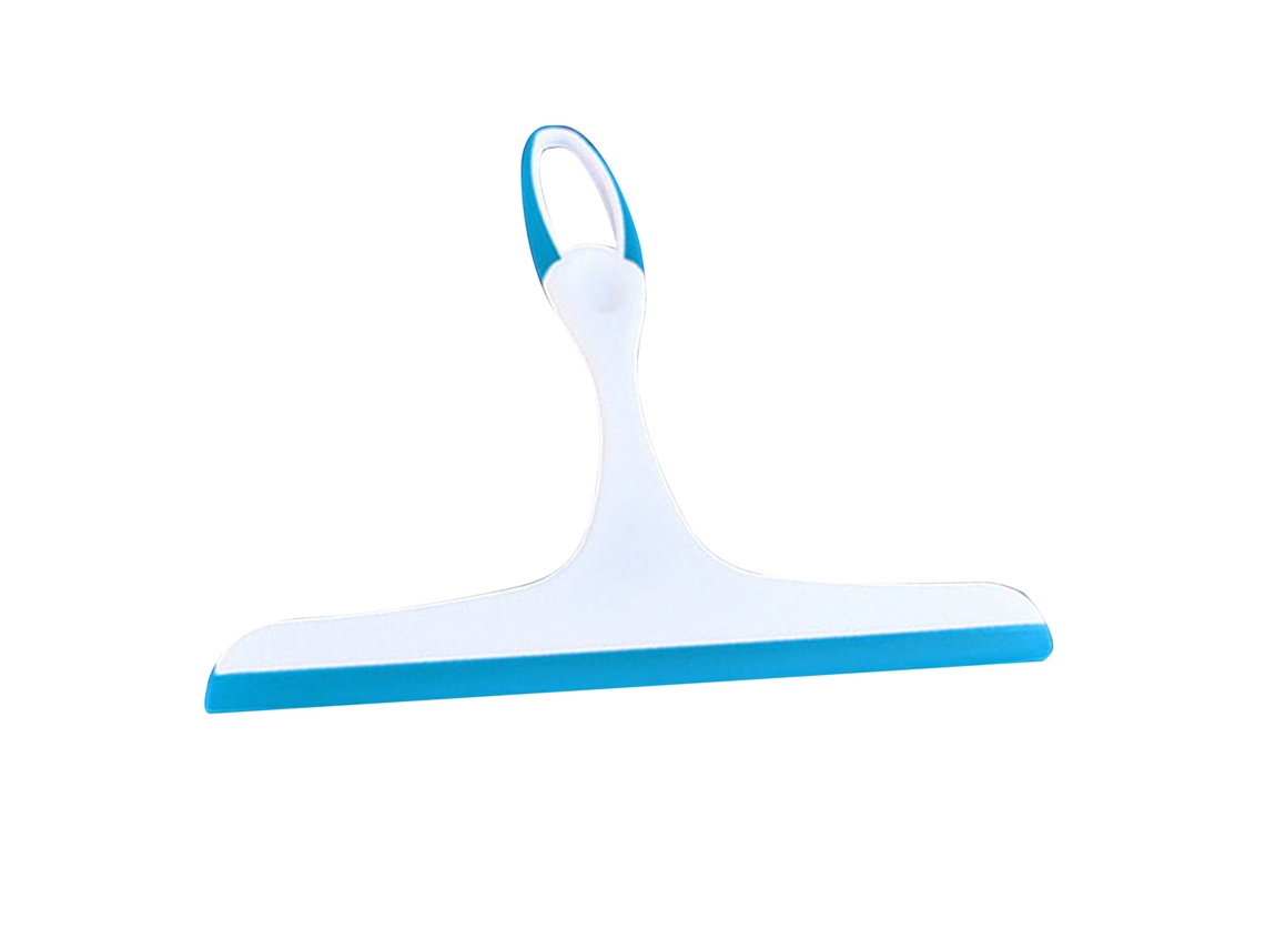 Escobilla de goma Baok-estanquillo multiusos para ventanas, mamparas de ducha, vidrio, coches, azulejos, de doble cara, azul.