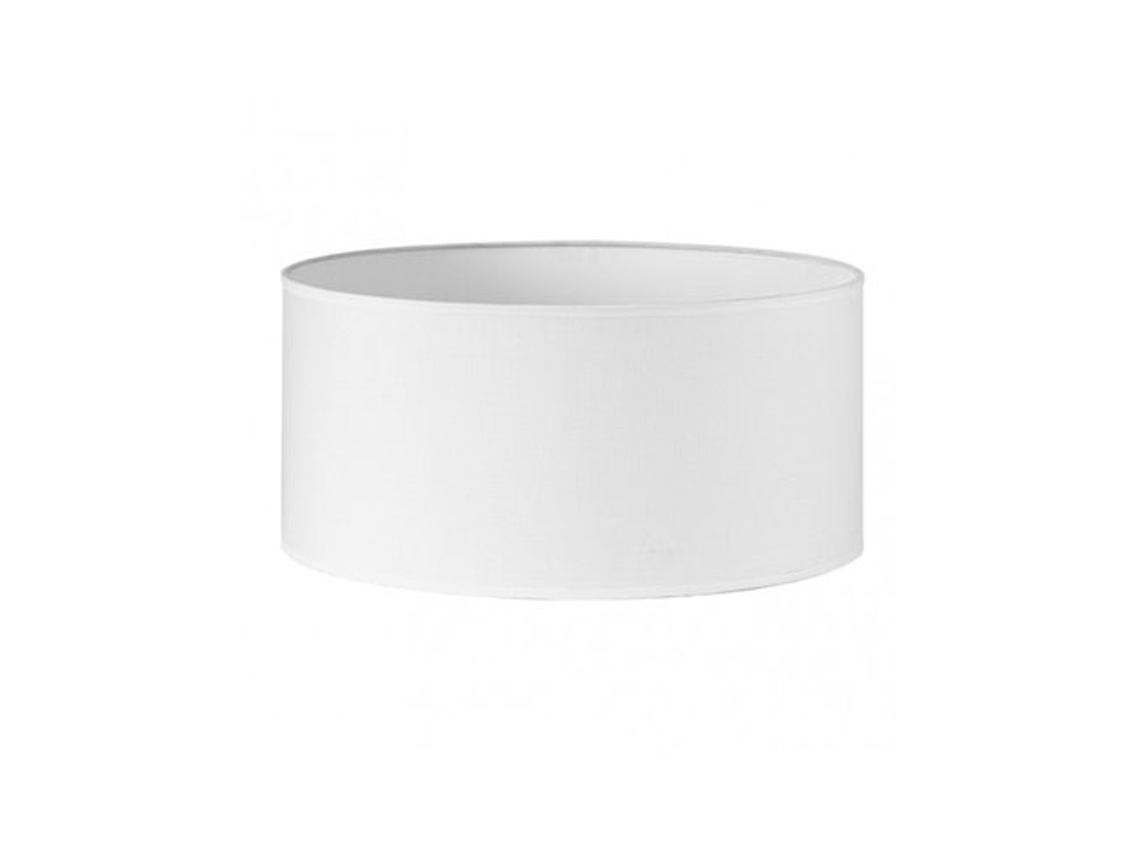 Pantalla Cilindrica Dori M10 Blanca 60Dx60dx30h Cm Tejido Popelin