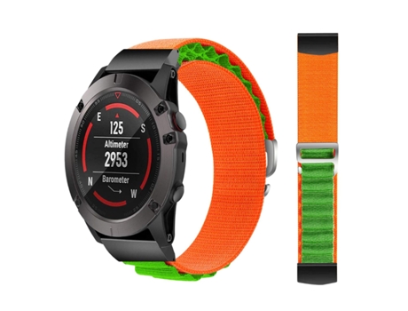 Correa Loop Alpine para Amazfit T-Rex Pro Naranja y Verde