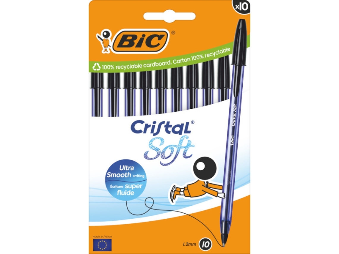 BIC 516358 penna a sfera Nero 10 pz