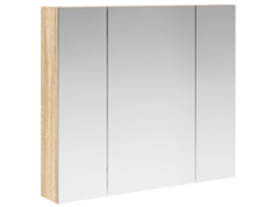 Maison Exclusive - Armario Con Espejo De Baño Roble Sonoma 80 X 14.5 X 70 Cm