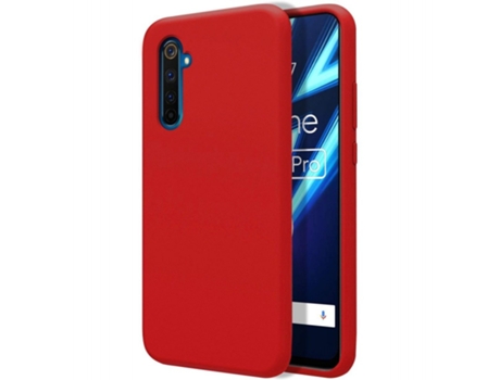 Carcasa Realme 6 Pro TUMUNDOSMARTPHONE Silicona Líquida Rojo