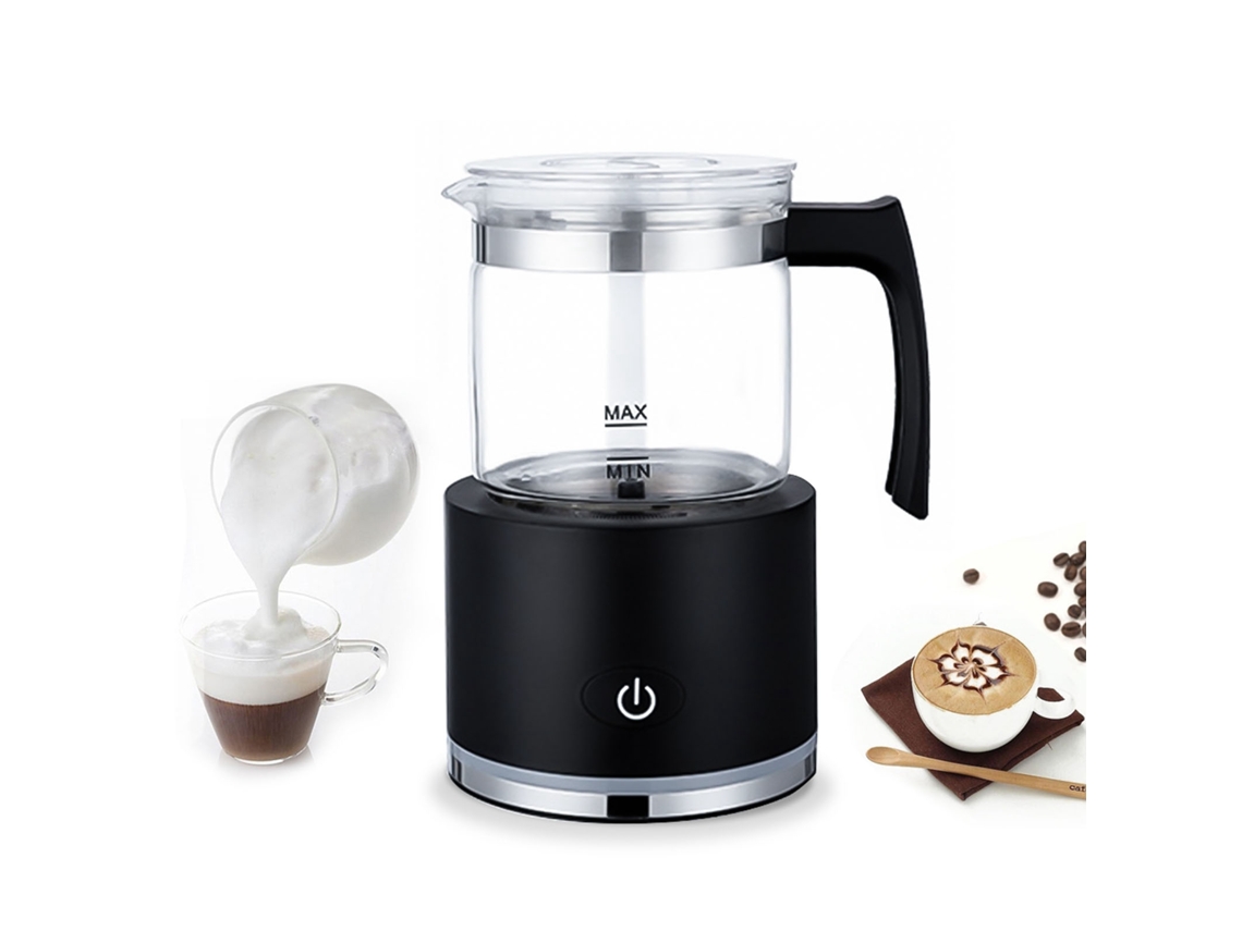 Espumador De Leche Eléctrico De 250 Ml Con Vaporizador, Control Táctil, 600 W, Silencioso, 2 En 1, Caliente/frío.