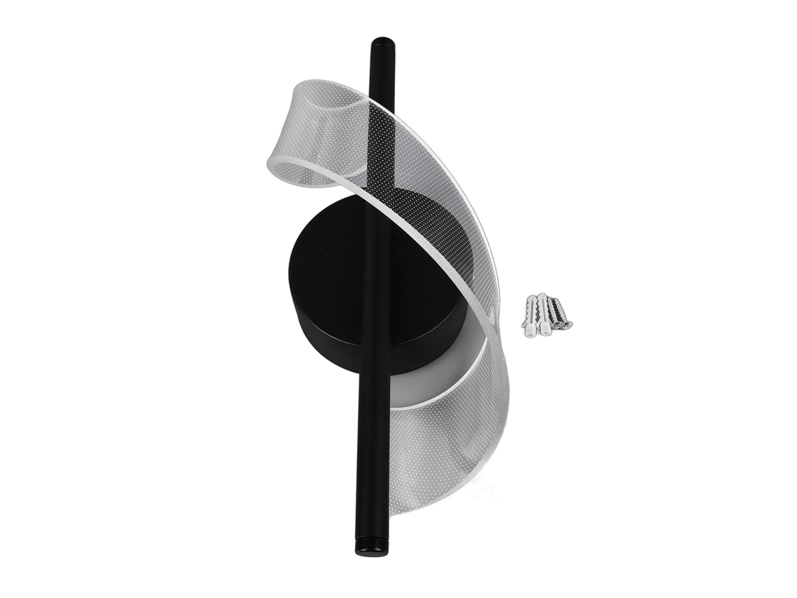2026-lámpara De Pared Espiral Moderna Blanca Led 3000k Ahorro Energía Acrílico Para Dormitorio Cocina Sala De Estar