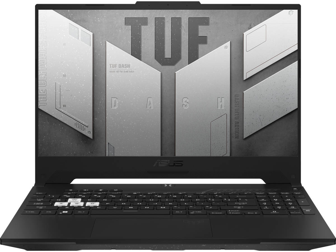 Portátil Gaming ASUS TUF Dash F15 FX517ZE-HN050 (Intel Core i7-12650H - NVIDIA GeForce RTX 3050 Ti - RAM: 16 GB - 512 GB SSD - 15.6'')