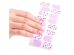 Pegatinas de uñas modernas con diseños encantadores, ideales para mujeres, estudiantes y amantes de la moda. Hengrongshen