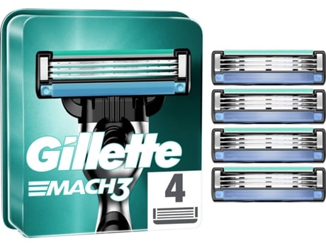 Recarga de Cuchillas GILLETTE Mach3 (4 un)