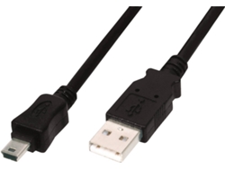 Cable USB ASSMANN (USB - 1 m - Negro)