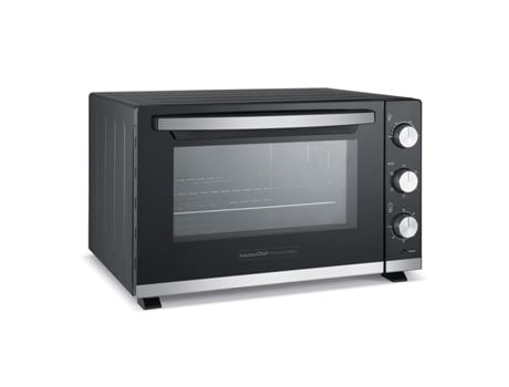 Mini Horno KITCHEN CHEF KC-FOUR46 (46 L - 1800 W - Negro)
