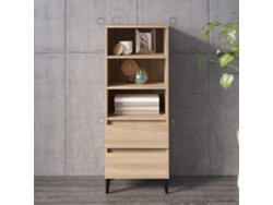 Aparador Alto Madera Contrachapada Roble Sonoma 40x36x110 Cm