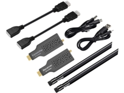 Adaptador Transceptor De Vídeo Inalámbrico 5.8g 1080p 50m Para Tv, Monitor, Proyector Y Pc