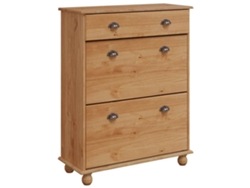 Mueble Zapatero | Armario Zapatero Con Cajón Askim Marrón 85 X 35 X 108 Cm