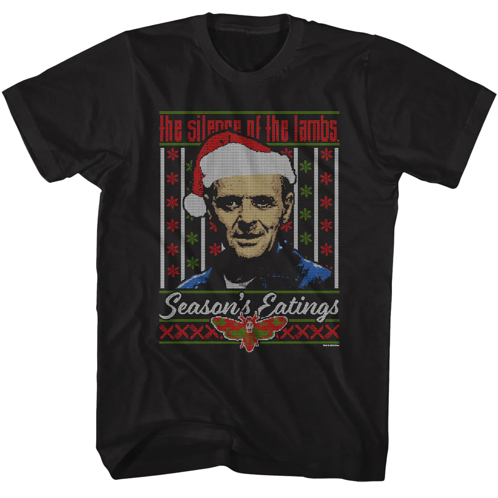 Silence Of The Lambs Movie Season's Eatings T-shirt Unisex Rockinstone Size:xxxl