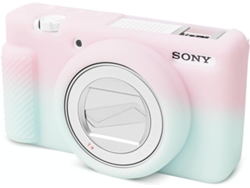 Funda EIFSON para Sony ZV 1f / ZV 1 II, fabricada en silicona suave con protector de pantalla contra arañazos (compatible con Gradiente).