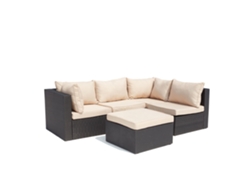 Conjunto de Jardín CONCEPT U Milano (Blanco - Resina - 66x66x38 cm)