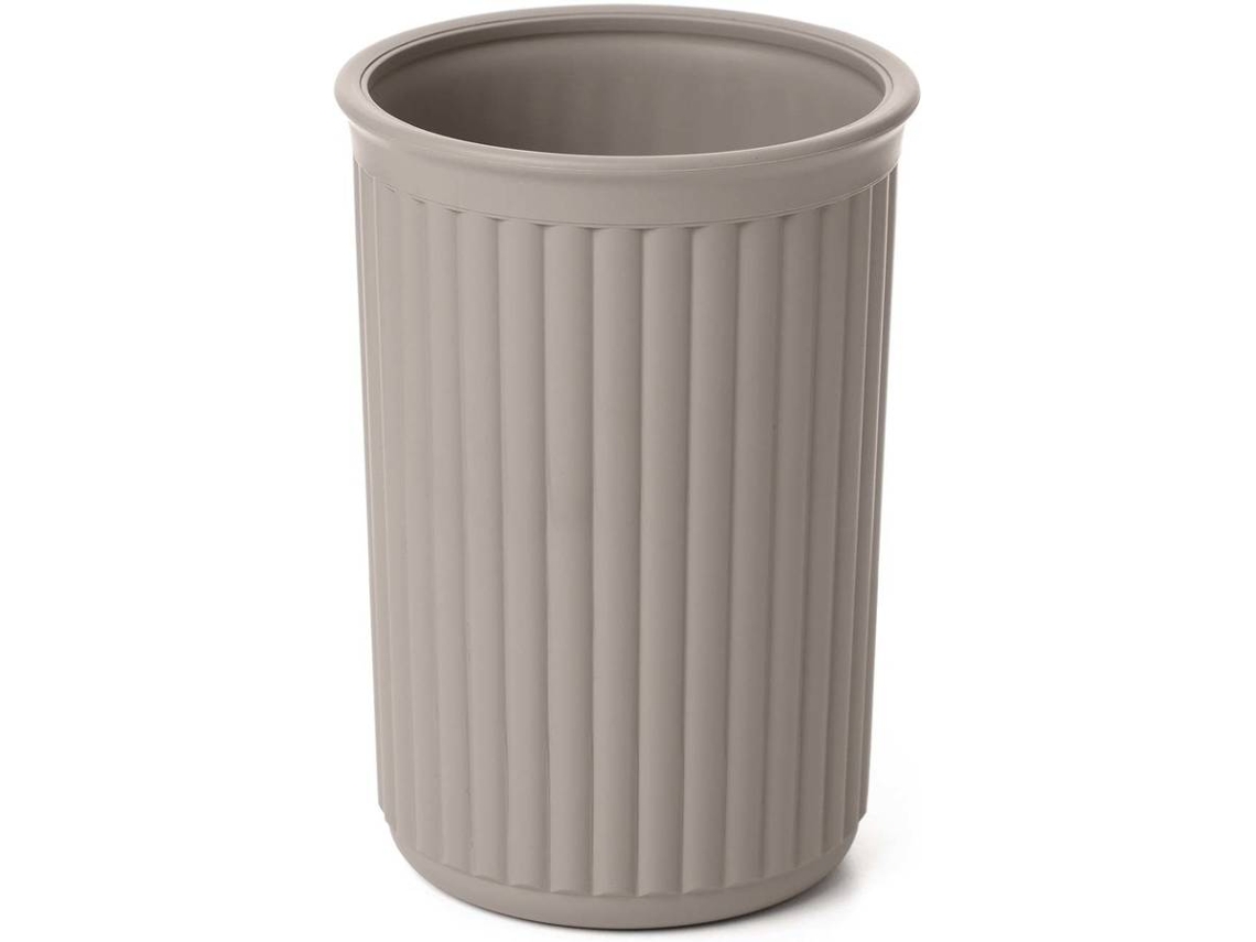 Vaso Porta Cepillos TATAY Baobab (Beis - Plástico - 7.6 x 7.6 x 11 cm)