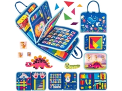 Busy Board Montessorimontessori Tablero Sensorial Para Niños Szsmart Dy04edad Mínima 1 Año.