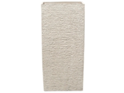 Vaso Beliani Tenno De Fibra De Argila Creme 40x40x81